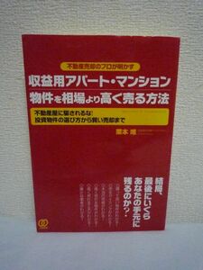 収益用アパート・マンション物件を相場より高く売る方法 ★ 栗本唯 ◆ 不動産投資 売却・転売・出口戦略 物件選択術 不動産業者の見分け方