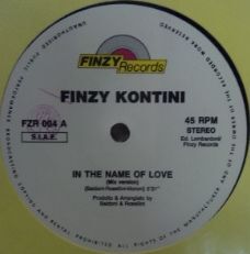 @【新品】$ FINZY KONTINI / IN THE NAME OF LOVE（FZR-004) フィンツィ・コンティーニ / イン・ザ・ネイム・オブ・ラヴ 穴 Y20+ 懐かしい