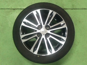 ダイハツ タントカスタム純正 15×4.5J 4H PCD100 +45 ・ タイヤ22年製 165/55R15 4本SET (H24126) 