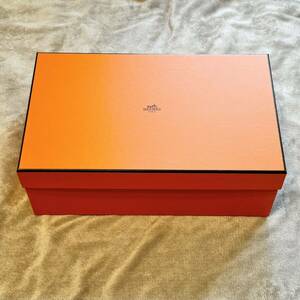 HERMES エルメス スニーカー イケ 空箱 空き箱 保存箱 BOX ボックス オレンジ リボン