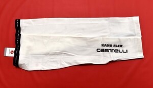 送料無料4★castelli★カステリ NANOFLEX レッグウォーマー size:L 白