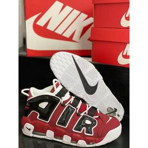 正規品 【us11】 NIKE ナイキ NBA シカゴ ブルズカラー Bulls モアテン AIR MORE UPTEMPO スコッティピッペン 黒 バーシティレッド 29㎝