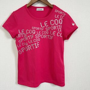 lecoqsportif ルコックスポルティフ レディース スポーツウエア 半袖 Tシャツ プラクティス Mサイズ ポリエステル