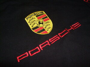 ★少～～～～し★訳ありの★在庫一掃セールです★PORSCHE★ポルシェの★綺麗で★お洒落で★素敵で★粋～な★ポロシャツ★Black★M★新品★