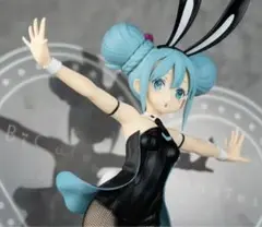 初音ミク バニーガール 黒編みタイツ フィギュア セクシー うさ耳 ウサミミ