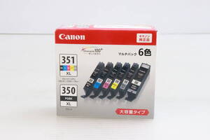 1円～/未開封・未使用品★2025.09 Canon キャノン PIXUS ピクサス マルチパック6色大容量タイプ BCI-351XL＋350XL 純正品 D942