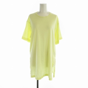 イレーヴ YLEVE Recycle organic cotton p/o カットソー チュニック 半袖 F 黄 イエロー 168-0168054 /RO レディース