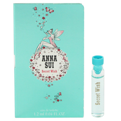 アナスイ シークレット ウィッシュ (チューブサンプル) EDT・BT 1.2ml 香水 フレグランス SECRET WISH ANNA SUI 新品 未使用