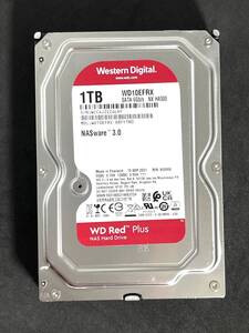 【送料無料】 ★ 1TB ★ WD Red　/　WD10EFRX【使用時間：293ｈ】稼働少 3.5インチ内蔵HDD WesternDigital RED AVコマンド対応[管理■4LHF]