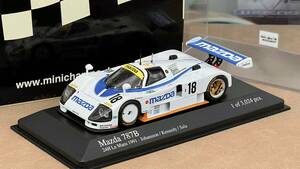 PMAミニチャンブス Minichamps 1/43 マツダ MAZDA 787B ケネディ/ジョンソン/サラ 24H Le Mans ルマン 1991 400911618/A01