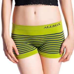 ショーツ レディース 下着 パンツ ALLMIX パンティ ローライズ ストレッチ 見せパン ヒップハング 彩ショーツ 伸縮性 グリーン