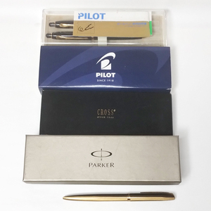 ■ ボールペン まとめて PARKER CROSS PILOT WINDSOR シャープペン ケース 筆記用具 文房具 パーカー パイロット クロス 箱付き ■