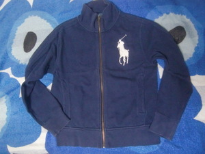 【中古・ボーイズサイズ】★Ralph Lauren Stand Collar Zip-up Jacket Boys size140/ラルフローレン ジップアップジャケット 140サイズ★