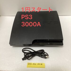 1円スタート　SONY PlayStation3 CECH-3000A ブラック（156)