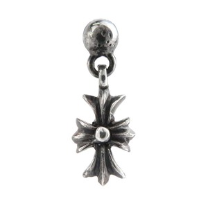 クロムハーツ タイニーE CHプラス ドロップ ピアス SV925 14K(ポスト) ユニセックス CHROME HEARTS 中古 【アパレル・小物】