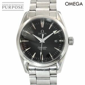 オメガ OMEGA シーマスター アクアテラ 2518 50 メンズ 腕時計 デイト ブラック クォーツ Seamaster 90238457