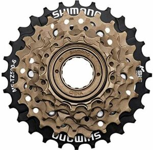 ★シマノ(SHIMANO) マルチプルフリーホイール MF-TZ500-6 6S 14-28T AMFTZ5006428★