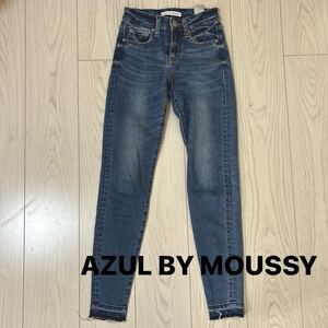 AZUL BY MOUSSY アズールバイマウジー デニム スキニー サイズ：XXS レディース THF-16