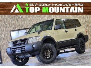 パジェロ 3.5 ロング エクシードI 4WD 切替4WD　ベージュ全塗装　リフトアップ