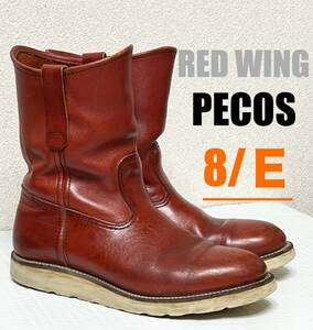 【8/E】ペコス RED WING ◇レッドウィング　ハーレー　gpz 900 ブーツ