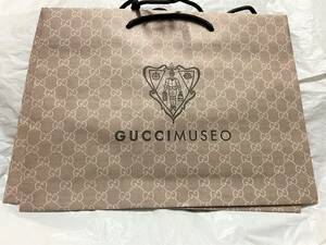 【即決】新品未使用　GUCCIMUSEO　グッチミュゼオ　紙袋　ショップ袋　ショッパー2枚セット