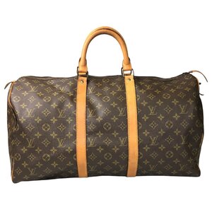 【1円～】ルイヴィトン LOUIS VUITTON バッグ ボストンバッグ キーポル50 モノグラム M41426 824SD レザー ブラウン 中古