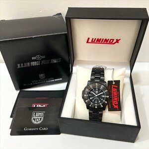 LUMINOX ルミノックス USAF STEALTH ステルス MIL-W-46374F F-117 3400 パイロットウォッチ メンズ QZ腕時計 ブラック 稼働品 極美品 希少