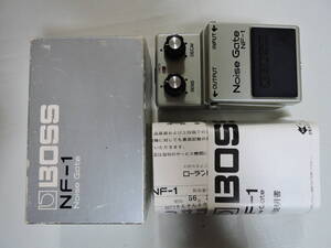 【ビンテージ・銀ネジ】ＢＯＳＳ　ＮＦ-１　ＮｏｉｓｅＧａｔｅ　コレクター向け　元箱・取説　送料はかかります。　