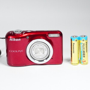 Nikon ニコン COOLPIX A10 レッド 動作OK 1週間保証 /1133