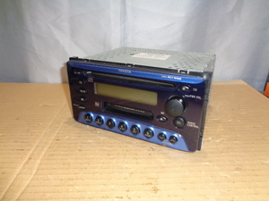 [J2211] トヨタ 純正 CD MD デッキ プレーヤー オーディオ MCT-W50S AM/FM ラジオ