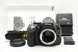 【適格請求書発行】美品 Nikon ニコン D5200 ボディ デジタル一眼レフカメラ【アルプスカメラ】240915q