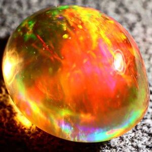 天然ファイアオパール メキシコ産 2.105ct 欧泊 裸石 宝石 ジュエリー 遊色 ファイヤーオパール 天然 墨西哥 loose jewelry fire opal