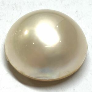 ☆マベパール 17.170ct☆J約18.3×18.2mm ルース 裸石 宝石 ジュエリー jewelry mabe pearl 半円真珠 パール DA0/EA0