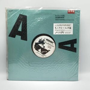 未開封 見本盤 NOBODY モノクロームの夏　ノーバディ　LP アルバム レコード 12インチ 非売品　T16A-1042