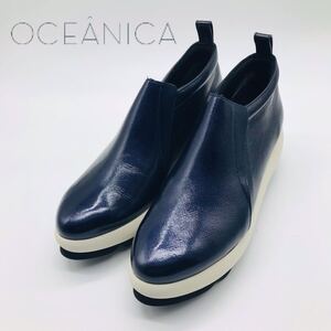 【未使用】OCEANICA オセアニカ スマートウェーブソール 厚底 エナメル