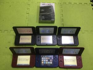 【GN6500/60/0】ジャンク(クリーニング済)★New ニンテンドー3DS LL★7台★本体のみ★大量★まとめ★セット★任天堂★Nintendo★ゲーム機★