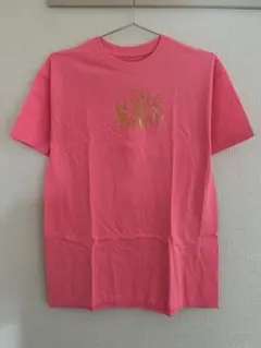 Tシャツ　シャツ　ピンク　古着　Mサイズ