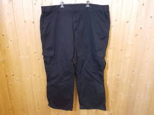 e709◆Dickies ワークカーゴパンツ◆w46 大きいサイズ ビッグ ブラック色 23214RBK ディッキーズ カーゴパンツ サイドポケット 5K