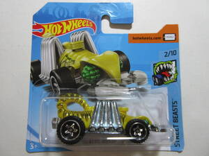 Hot Wheels EEVIL WEEVIL STREET BEASTS 2/10 イービル ウィービル USショートカード Larry Wood ラリー ウッド ビーストカー