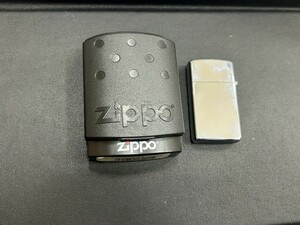 【未使用保管品】　ZIPPO ジッポ 無地　 1点 スリム　火花OK ◆10561