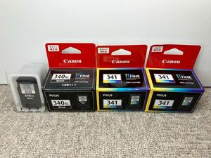 未使用　キャノンCanon 純正インクBC-340XL 2個/ BC-341 2個（計4点）期限切れ