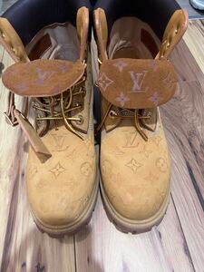 LouisVuitton timberlandコラボイエローブーツ