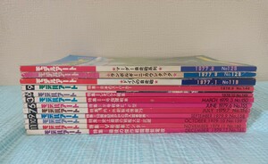 ★モデルアート/12冊まとめ/model art/1977/1978/1979/不揃い/最上/赤城/レオパルト戦車/v号戦車パンター/日本のスーパーカー/雑誌/当時物