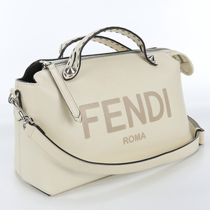 中古FENDI バイザウェイ ミディアム レザー 8BL146 AC9L ベージュ系　 ランク：AB us-2