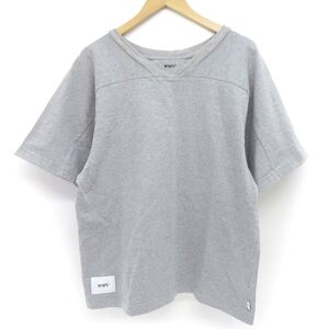 131s WTAPS ダブルタップス QB SS/COTTON 半袖Tシャツ QB 211ATDT-CSM31 サイズ1 ※中古