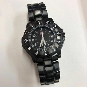 【c289e260】未稼働品 LUMINOX ルミノックス SERIES 3400 F-117 腕時計 ジャンク品 現状品 中古品 ブラック 