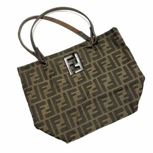 FENDI フェンディ トート バッグ ズッカ ズッカ柄 ミニハンドバッグ alp古0514