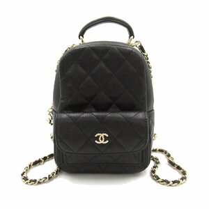 シャネル マトラッセ バックパック ブランドオフ CHANEL キャビアスキン(グレインドカーフ) リュックサック バックパック キャビア 中古