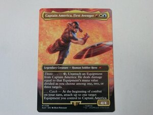 MTG 美品 【Captain America, First Avenger（ボーダーレス）】 （神話レア） Secret Lair SLD 英 1枚迄