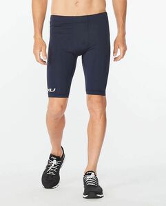 2XU OFFICIAL SHOP限定 エリート MCS ランニングタイツ ショートタイツ メンズ S MA6409B コンプレッションタイツ 